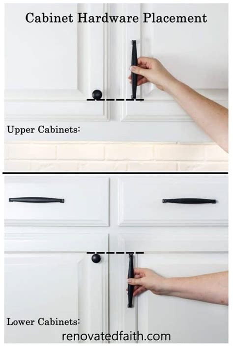 Cabinet pull installation template