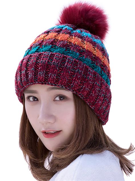 Cable Knit Winter Hat Craft Template