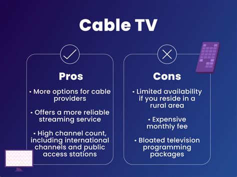 Cable TV Pros and Cons