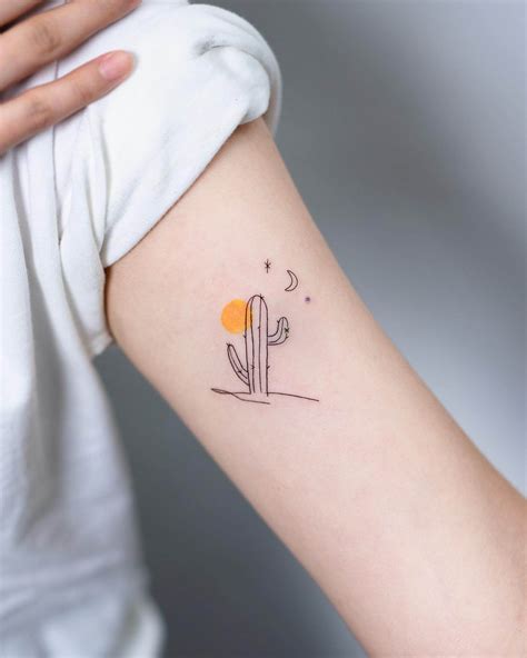 Cactus tattoo design