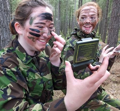 Cadets participating in a recreational activity