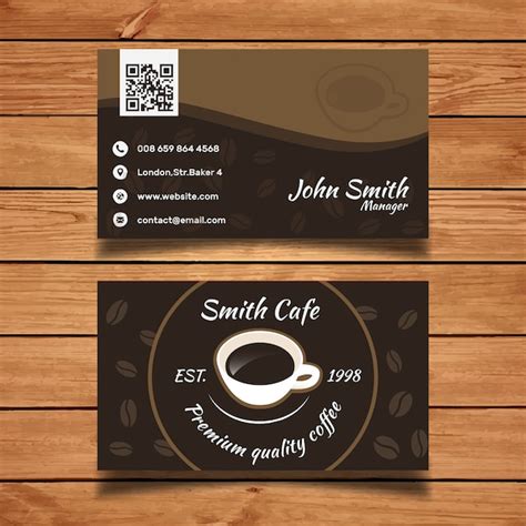 Cafe Business Card Template