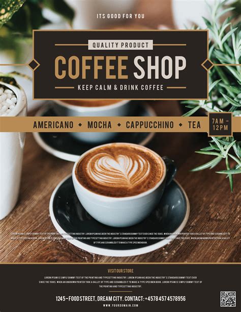 Cafe Flyer Template