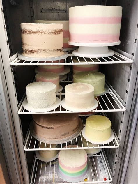 A selection of cake storage containers