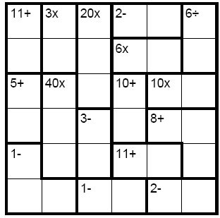 Tips for Solving Calcudoku Puzzles