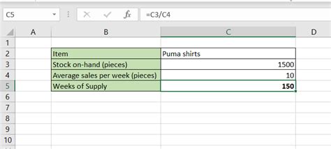 Calculating Weeks in Excel Using Formulas