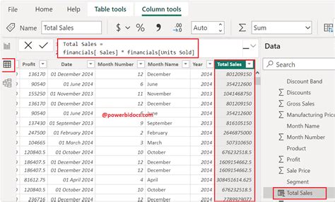 Calculated Columns in Numbers