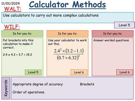 Calculator Method