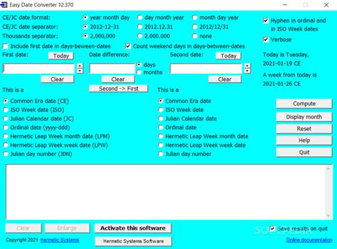 Calendar Date Converter