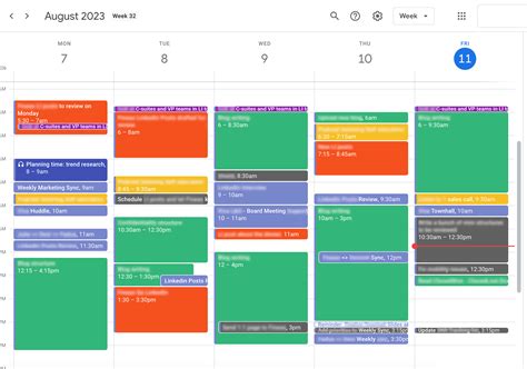 Calendar Management Basics