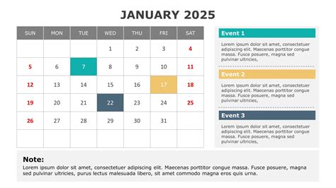 Calendar PowerPoint Template Design