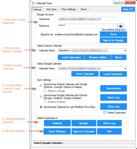 Calendar Sync