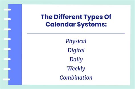 Calendar system diagram with timekeeping units