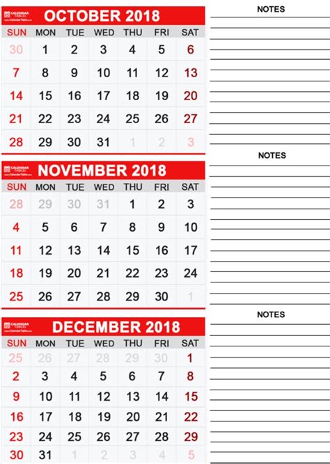 Calendar Template