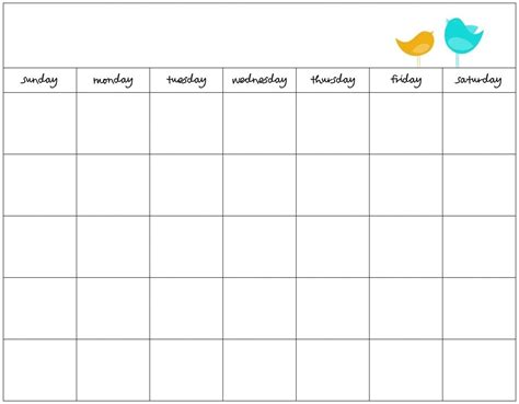 A quarterly calendar template with goal setting