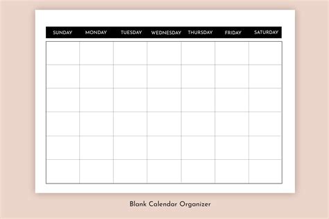 Calendar templates in PDF format