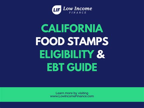 California Food Stamps Benefits