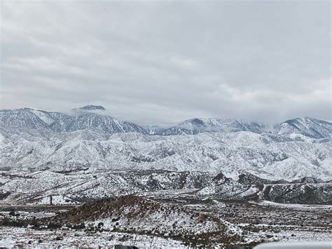 California Mountains Snowy