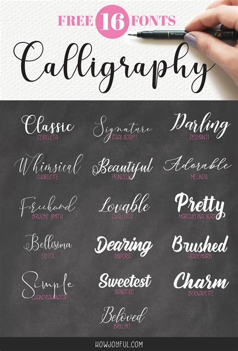 Calligraphy Fonts Image 3