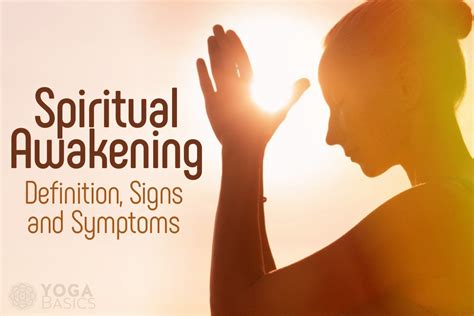 A person experiencing a calling or awakening