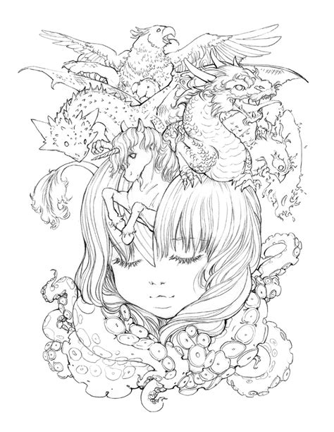 Camilla d'Errico Coloring Pages To Print And Enjoy