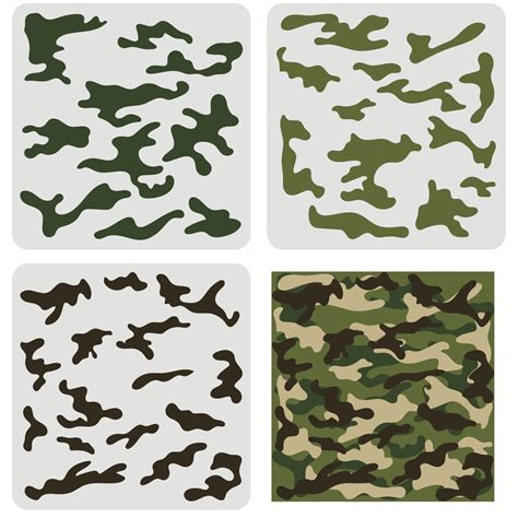 Camo Stencil Art