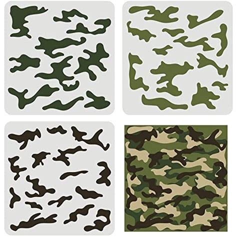 Camo Stencil Fabric