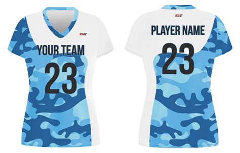 Camouflage and Patterns Volleyball Jersey Design