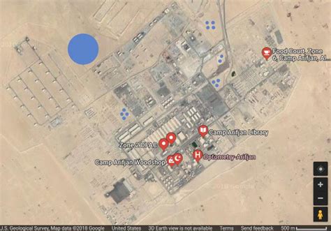 Camp Arifjan Base Map