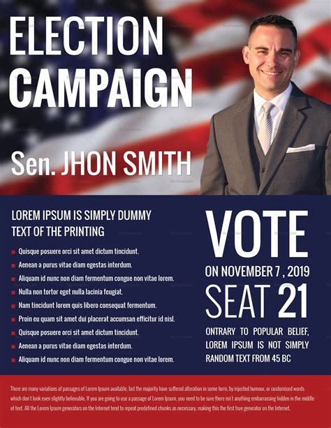 Campaign Flyer Template PDF