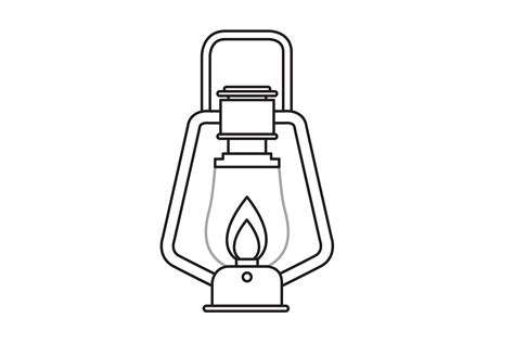 Camping Lantern Template 5