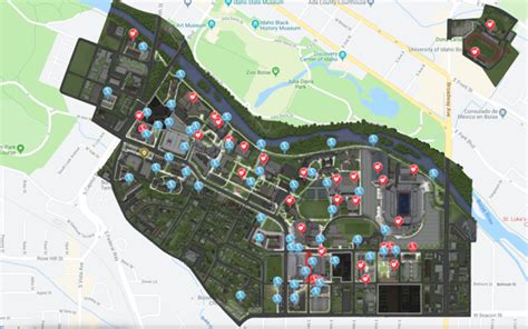 Valparaiso University Campus Map Features