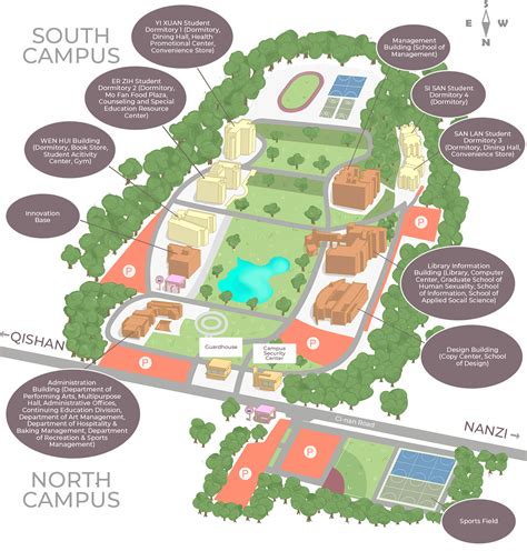 Valparaiso University Campus Map Image 2