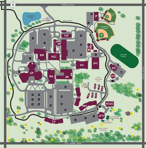 Valparaiso University Campus Map Image 8