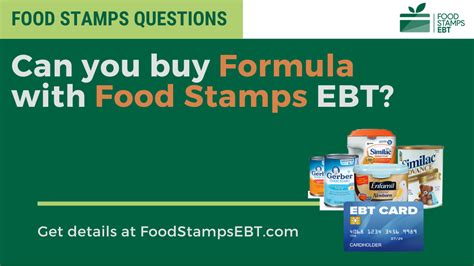 Can You Buy Formula With Food Stamps Facts