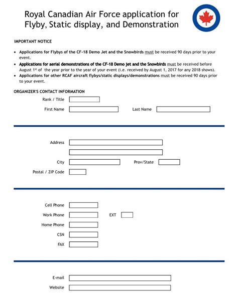 How to Apply for a Career in the Canadian Air Force