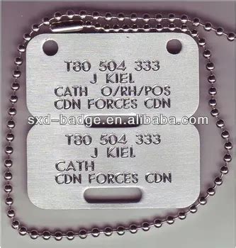 Canadian Army Dog Tags Gallery 1