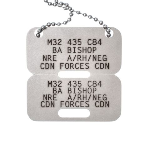 Canadian Forces Dog Tag Collectibility Image