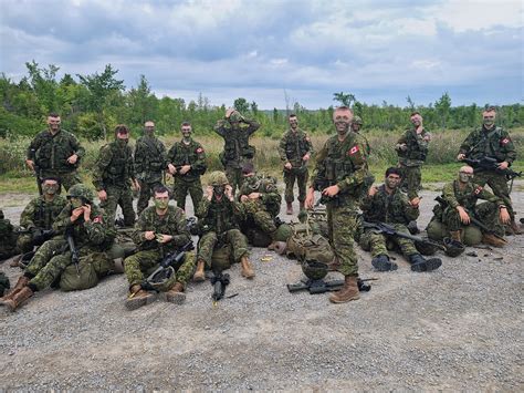 Canadian military training exercise