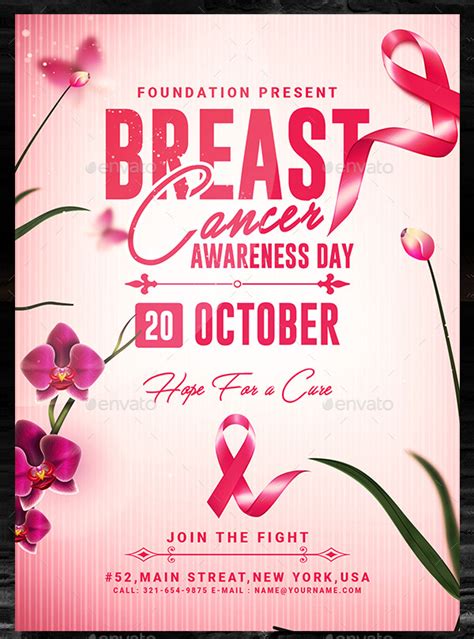 Cancer Awareness Flyer Template