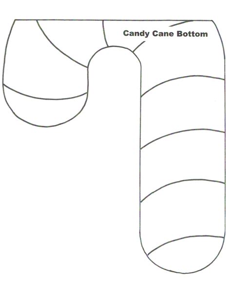 Candy Cane Christmas Template