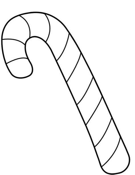 Candy Cane Coloring Pages