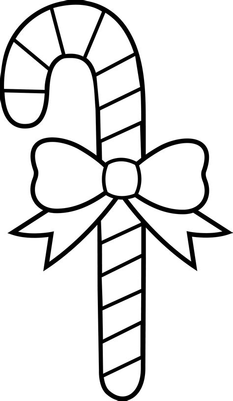 Candy Cane Coloring Pages