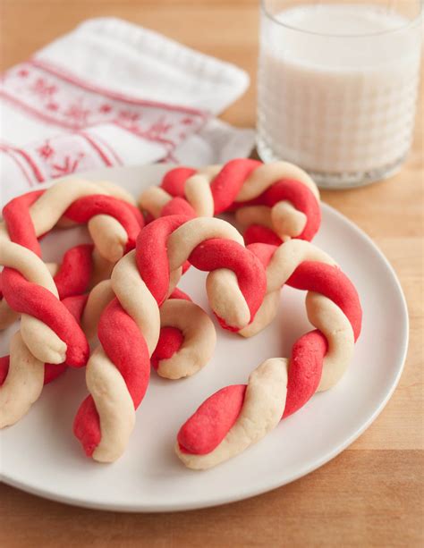 A picture of candy cane cookies