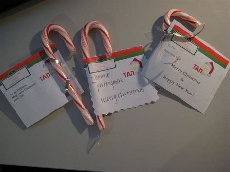 A photo of different Candy Cane Gram ideas, featuring various designs and messages