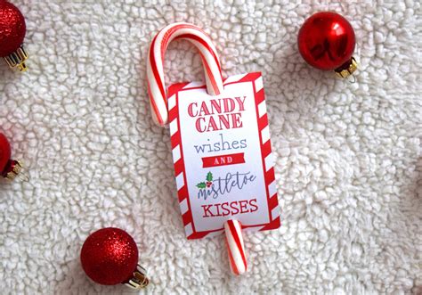 Candy Cane Tags