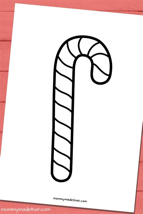 Candy Cane Template