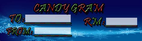 Candy Gram Design Example