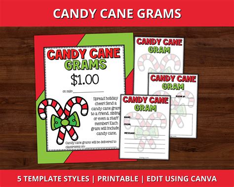 Candy Grams Fundraiser Template and Ideas