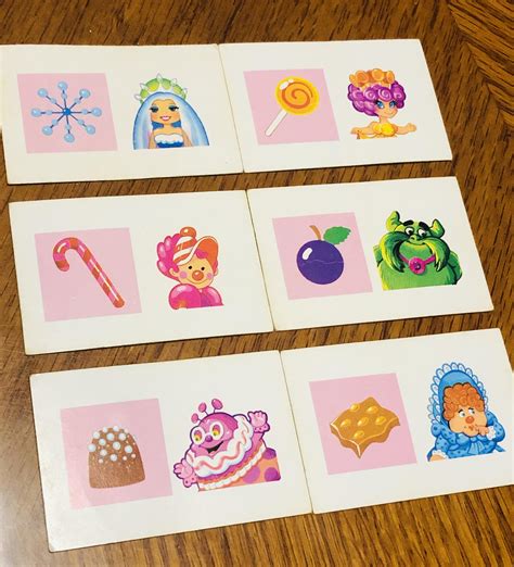 Colorful Candy Land cards